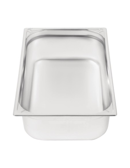 Bac inox 18/10 GN 1/1 professionnel Vogue 150mm