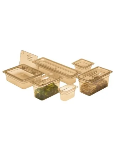 Couvercle plat hautes températures Cambro GN 1/9