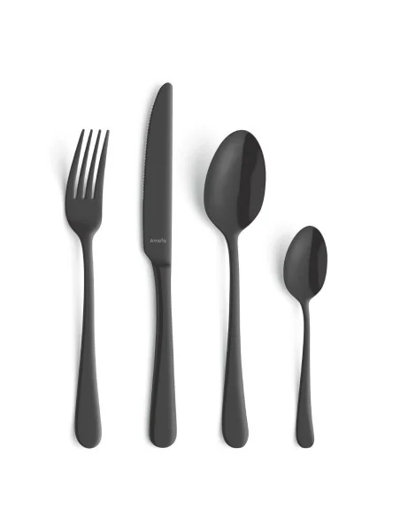 Cuillères de table Amefa Austin noires (lot de 12)