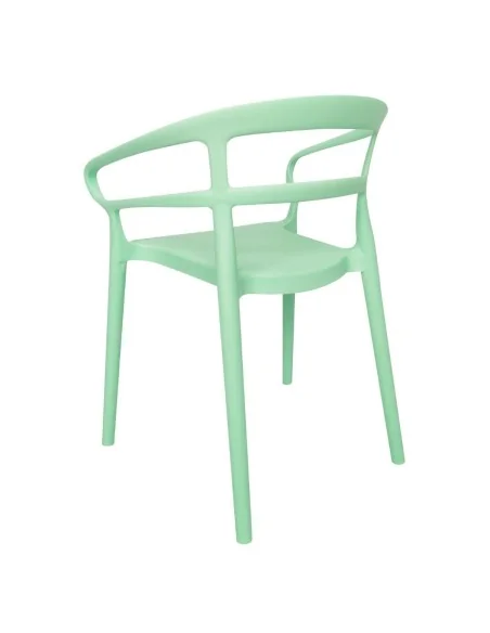 Fauteuils Bolero Mateo Café vert menthe (lot de 2)