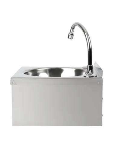 Lave-mains commande au genou inox Basix