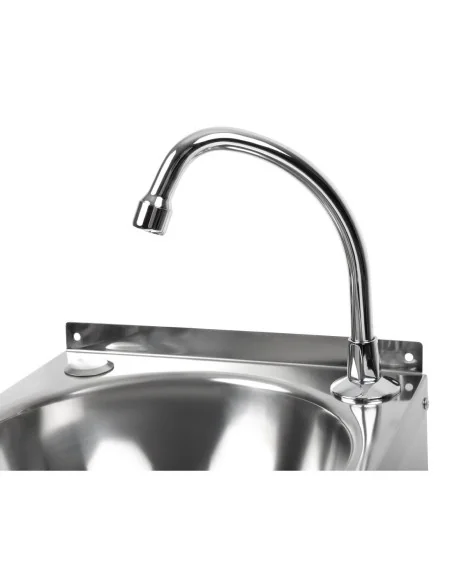 Lave-mains commande au genou inox Basix