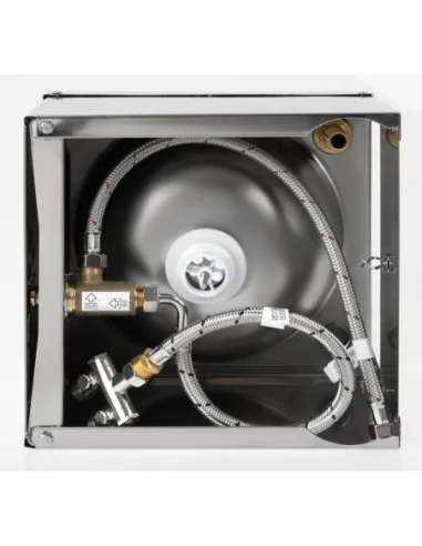 Lave-mains commande au genou inox Basix