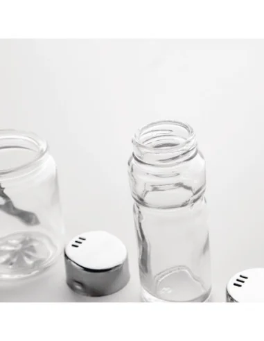 Ménagère 3 pièces sel poivre moutarde Paris Comas