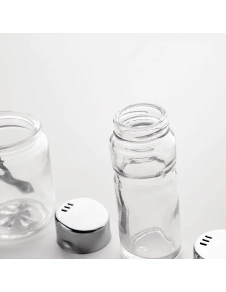 Ménagère 3 pièces sel poivre moutarde Paris Comas