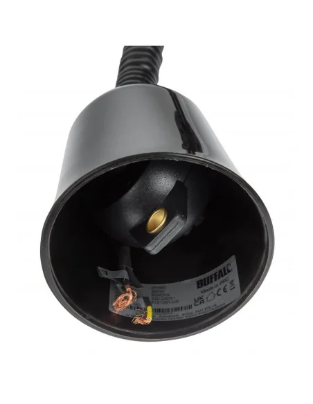 Lampe chauffante dôme rétractable Buffalo finition cuivre