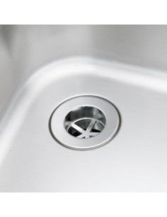 Plonge deux bacs égouttoir à droite Vogue 1800mm 2