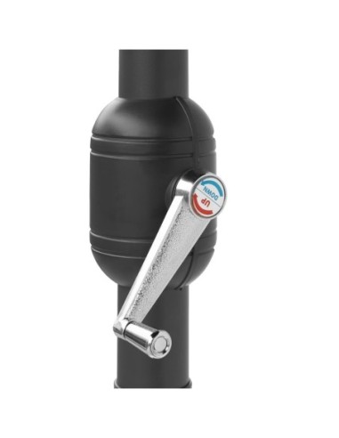 Parasol rond Bolero Seville 3m noir