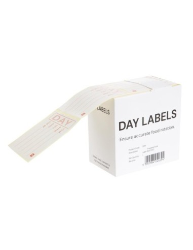 Etiquettes pour produits préparés Hygiplas (Lot de 500)