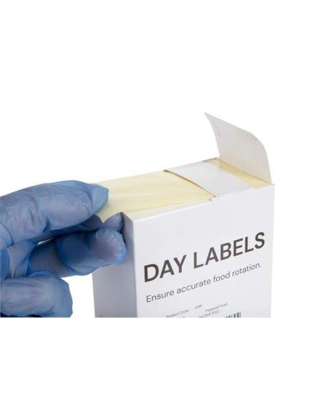 Etiquettes pour produits préparés Hygiplas (Lot de 500)