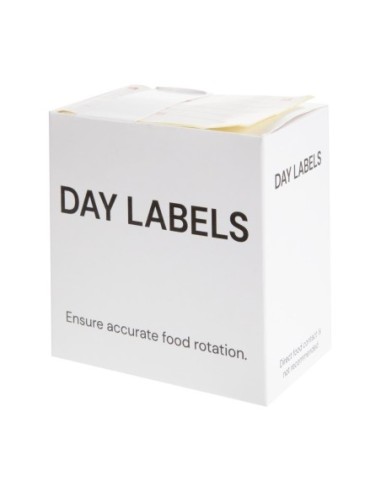 Etiquettes pour produits préparés Hygiplas (Lot de 500)