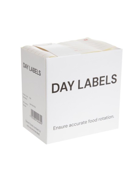 Etiquettes pour produits préparés Hygiplas (Lot de 500)