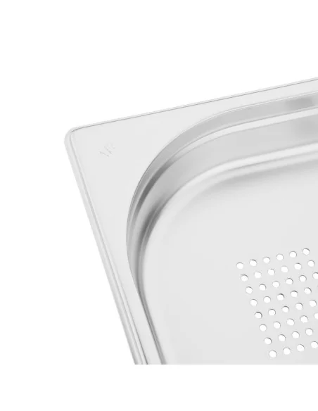 Bac inox perforé GN 1/2 40mm Vogue