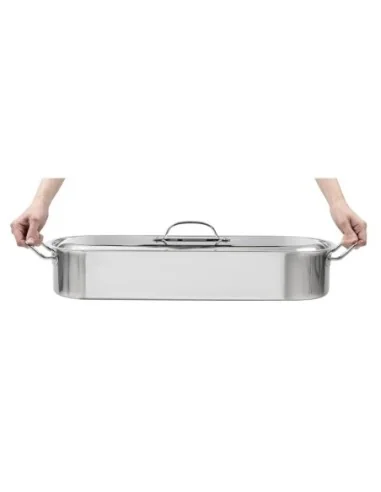 Poissonnière en acier inoxydable Kitchen Craft 29cm