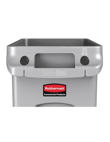 Collecteur Slim Jim Rubbermaid 60L