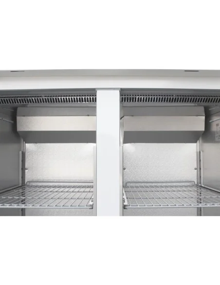 Armoire réfrigérée positive GN double porte blanche Polar Série G 1200L