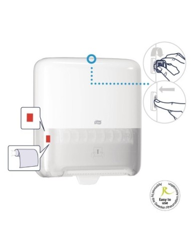 Distributeur de bobine d'essuie-mains Tork Matic blanc