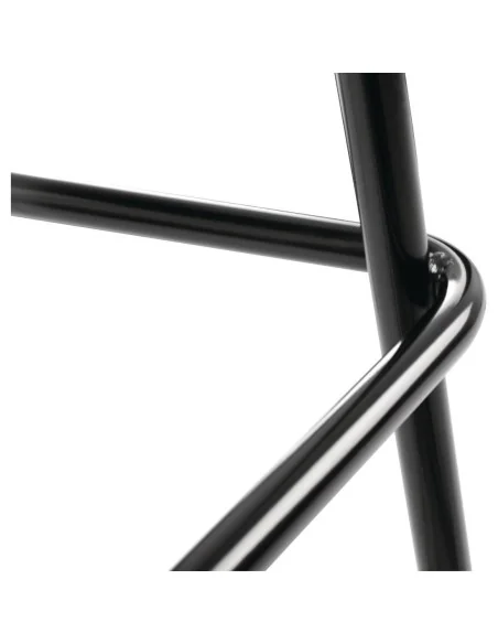 Tabourets hauts Scandi Bolero noirs (lot de 2)