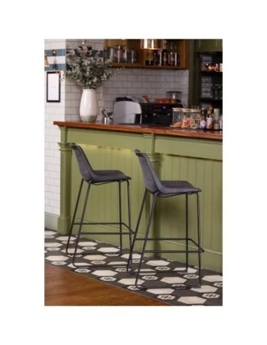 Tabouret haut Bolero Rodeo noir