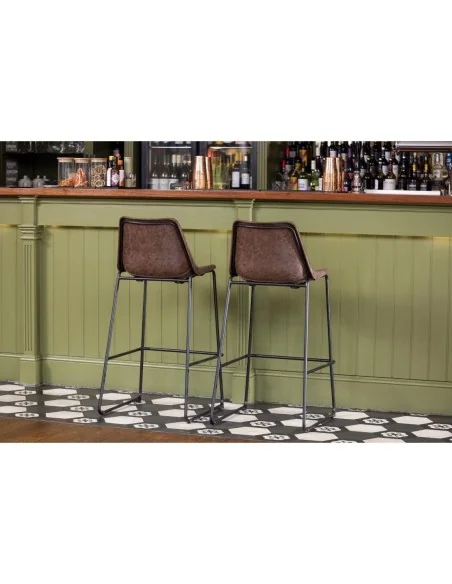 Tabouret haut Bolero Rodeo moka