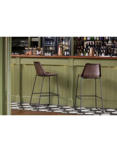 Tabouret haut Bolero Rodeo moka