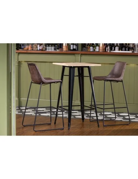Tabouret haut Bolero Rodeo moka