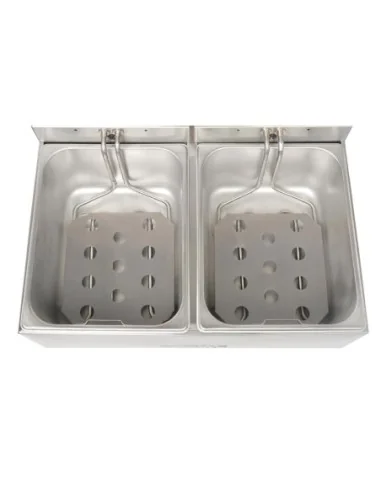 Friteuse double Buffalo - 2x5L 2x2,8kW