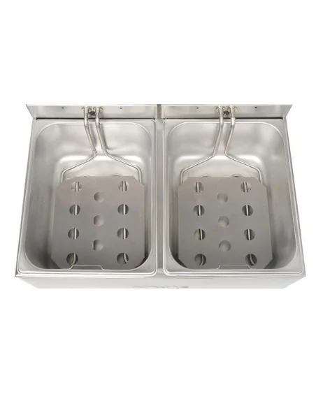 Friteuse double Buffalo - 2x5L 2x2,8kW