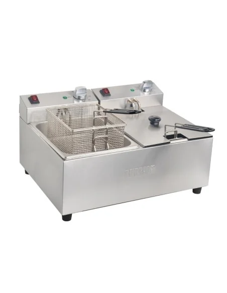 Friteuse double Buffalo - 2x5L 2x2,8kW