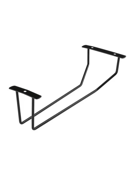 Support de verres à pied noir Olympia 254 mm 