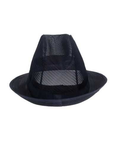 Chapeau Trilby bleu marine M