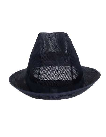 Chapeau Trilby bleu marine M