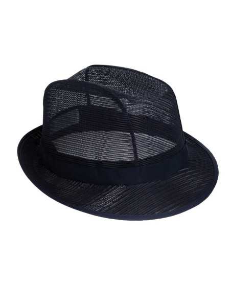Chapeau Trilby bleu marine S