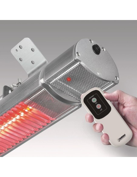 Chauffage de terrasse électrique 1800W Eurom Golden Comfort avec télécommande
