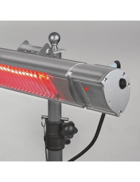 Chauffage de terrasse électrique 1800W Eurom Golden Comfort avec télécommande