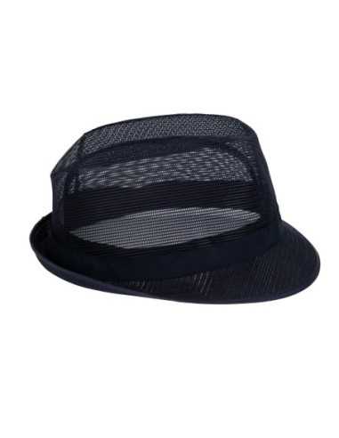 Chapeau Trilby bleu marine S