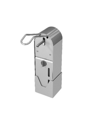 Support de désinfection des mains commande au coude