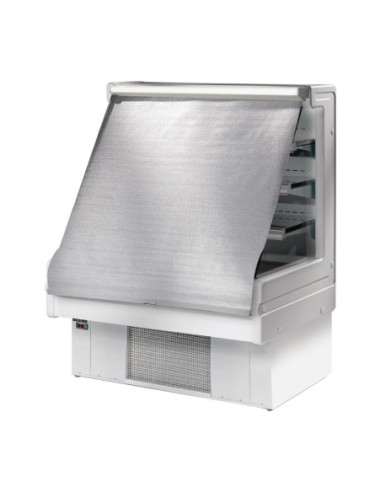 Vitrine self-service réfrigérée Zoin Mandy grise 1000mm