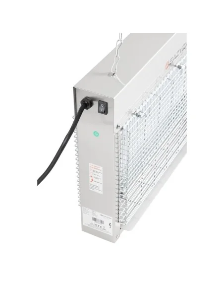 Désinsectiseur LED en inox brossé Eazyzap 14W