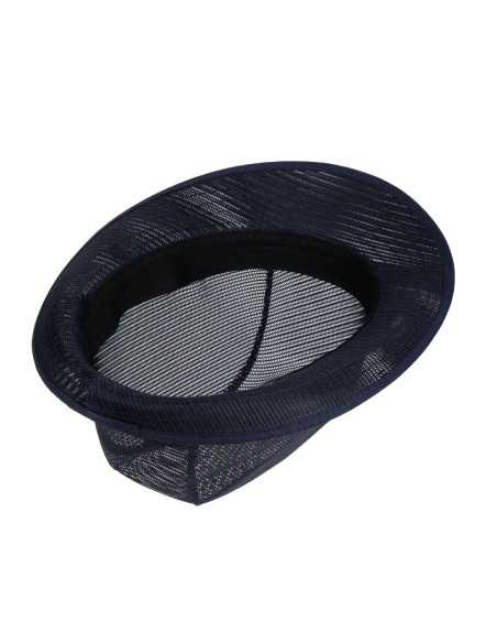 Chapeau Trilby bleu marine S