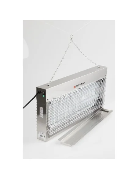 Désinsectiseur LED en inox brossé Eazyzap 20W