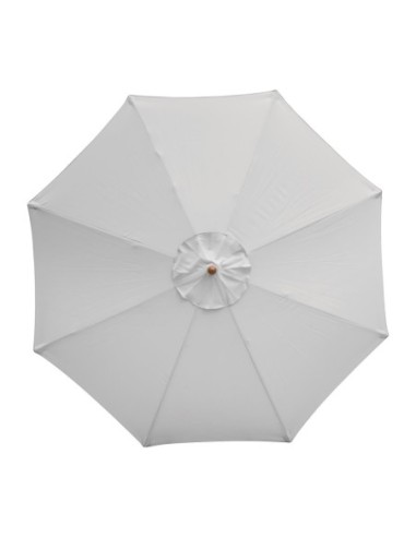 Parasol rond gris Bolero 3m