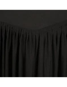 Nappe et juponnage noirs - modèle froncé 2