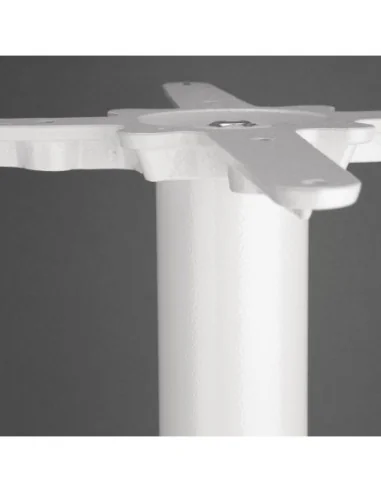 Pied de table en fonte Bolero blanc
