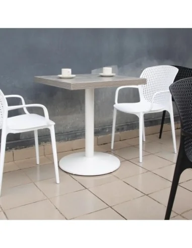 Pied de table en fonte Bolero blanc