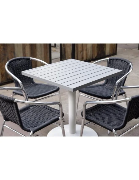 Pied de table en fonte Bolero blanc