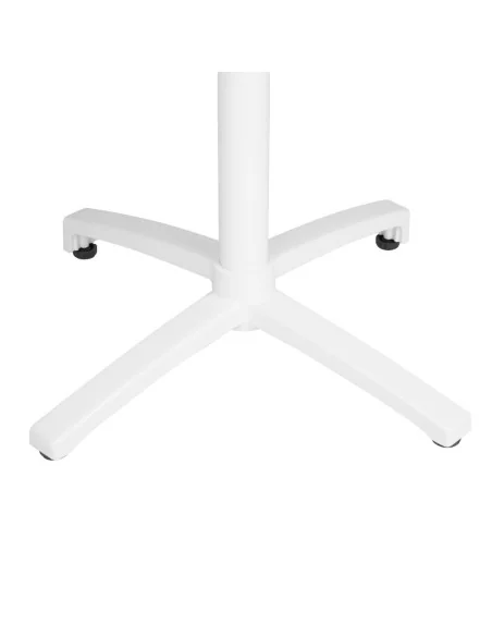 Table pliante en polypropylène Bolero 800mm gris foncé