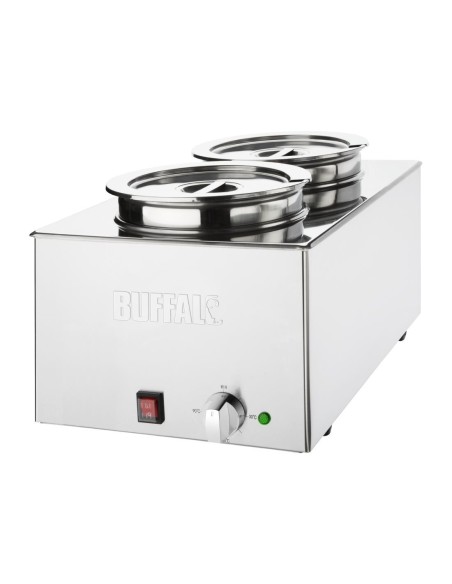 Bain-marie avec pots ronds Buffalo