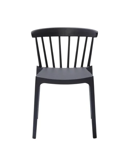 Chaises en polypropylène Windson anthracite (lot de 4)