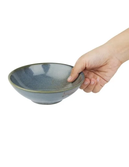 Bols évasés Olympia Ember Blue 152 mm (lot de 6)